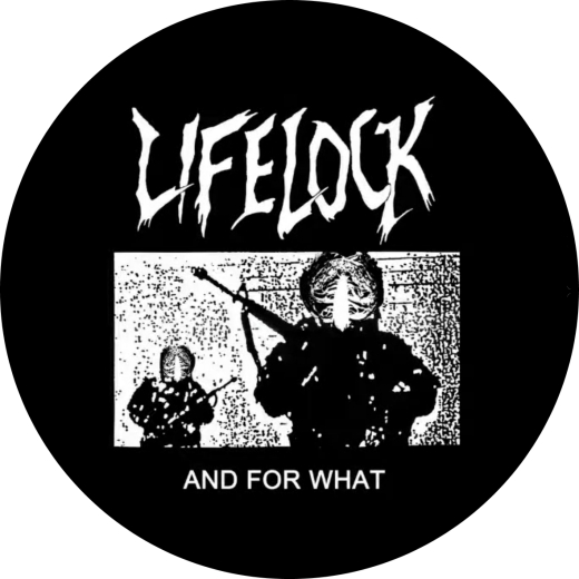 Lifelock Motiv 1 Anstecker mit Sicherheitsnadel Ø 25 mm