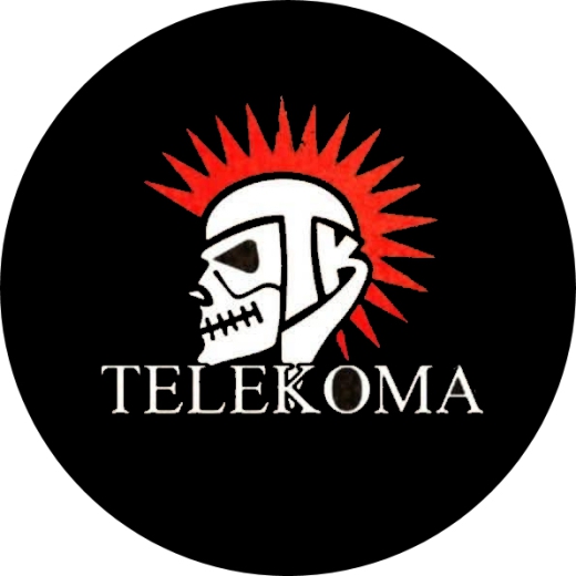 Telekoma Motiv 1 Anstecker mit Sicherheitsnadel Ø 25 mm