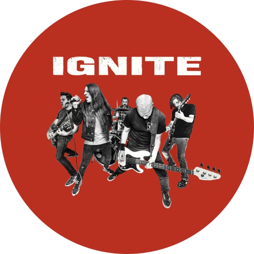 Ignite Motiv 4 Anstecker mit Sicherheitsnadel Ø 25mm