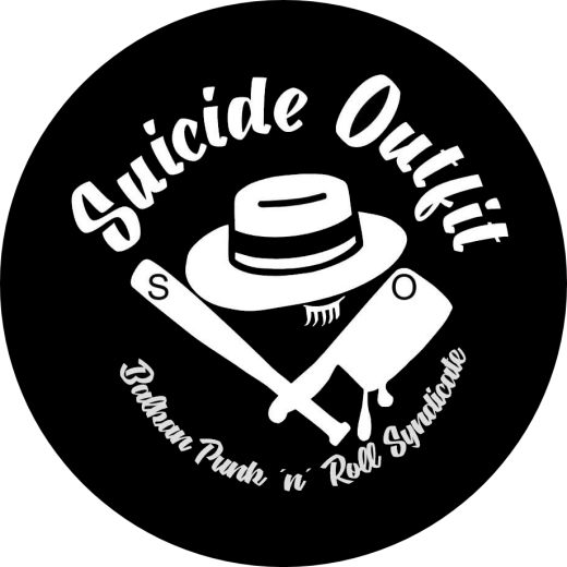 Suicide Outfit Motiv 1 Anstecker mit Sicherheitsnadel Ø 25 mm