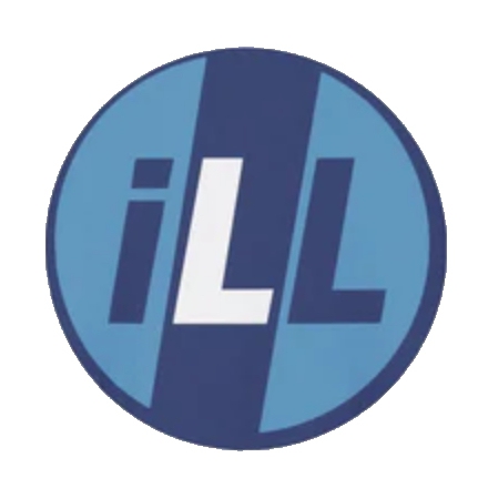 Ill PIL-Logo Motiv 1 Anstecker mit Sicherheitsnadel Ø 25 mm