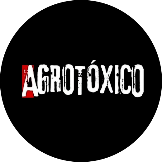 Agrotóxico Motiv 2 Anstecker mit Sicherheitsnadel Ø 25mm