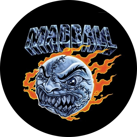 Madball Motiv 2 Anstecker mit Sicherheitsnadel Ø 25mm