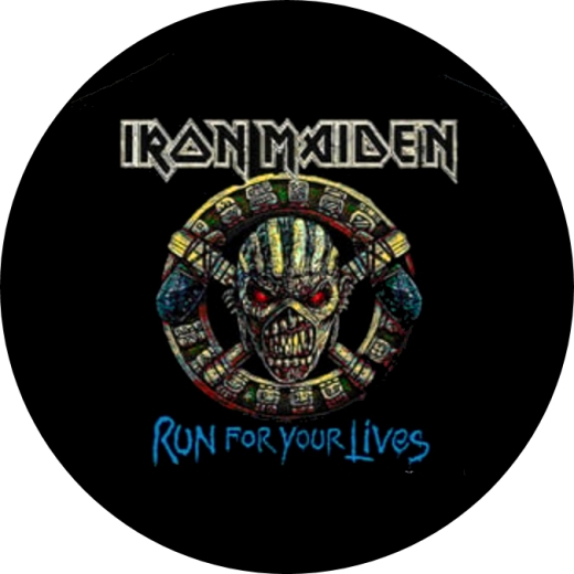Iron Maiden Motiv 16 Anstecker mit Sicherheitsnadel Ø 25mm