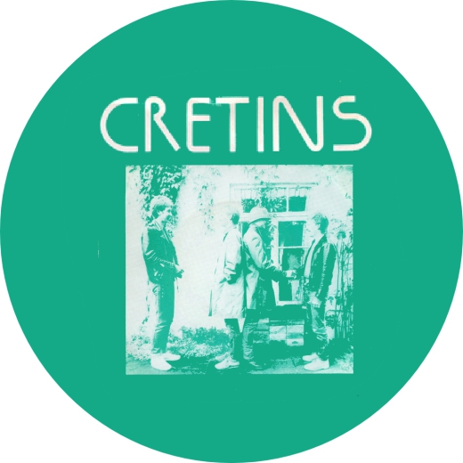 Cretins Motiv 1 Anstecker mit Sicherheitsnadel Ø 25 mm