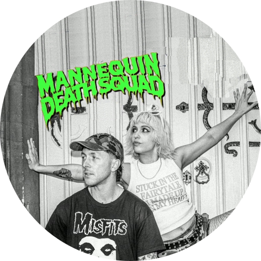 Mannequin Death Squad Motiv 1 Anstecker mit Sicherheitsnadel Ø 25 mm