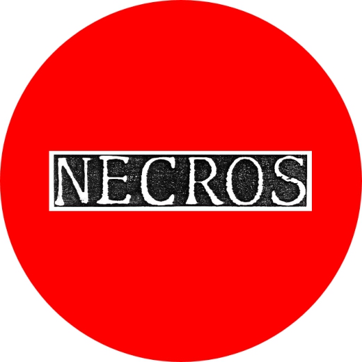 Necros Motiv 2 Anstecker mit Sicherheitsnadel Ø 25 mm