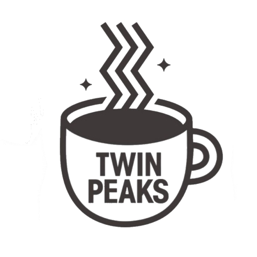 Twin Peaks Motiv 3 Anstecker mit Sicherheitsnadel Ø 25 mm