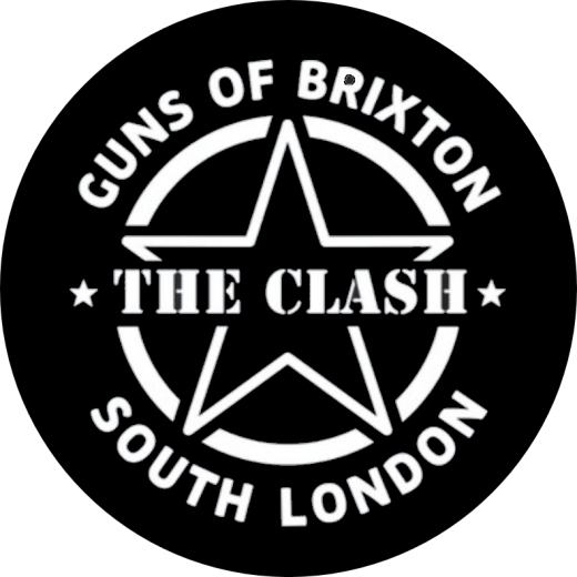 Clash, The Clash Motiv V Anstecker mit Sicherheitsnadel Ø 25mm