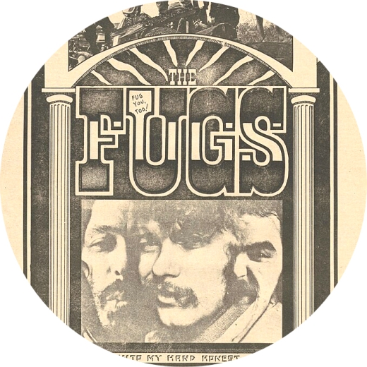 Fugs, The Fugs Motiv 1 Anstecker mit Sicherheitsnadel Ø 25 mm