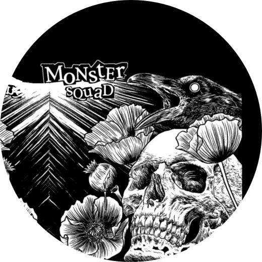 Monster Squad Motiv 4 Anstecker mit Sicherheitsnadel Ø 25 mm