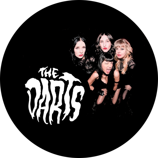 Darts, The Darts Motiv 4 Anstecker mit Sicherheitsnadel Ø 25mm