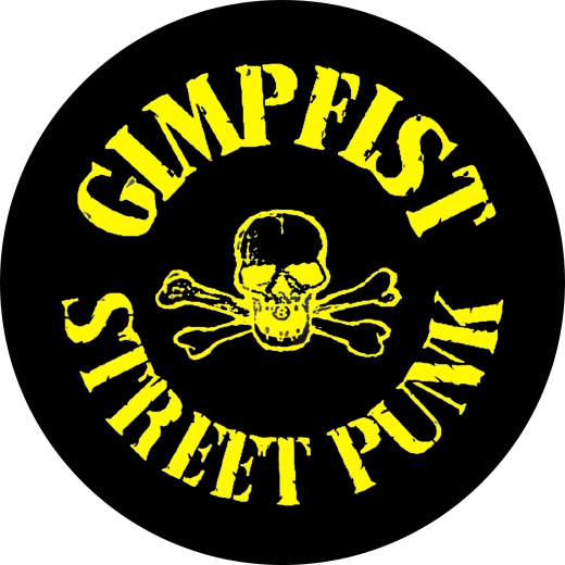 Gimp Fist Motiv 1 Anstecker mit Sicherheitsnadel Ø 25 mm