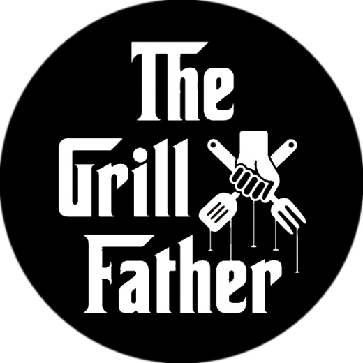 The Grill Father Motiv 2 Anstecker mit Sicherheitsnadel Ø 25 mm