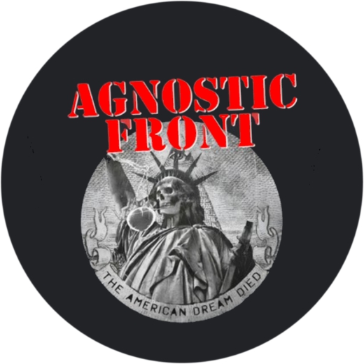 Agnostic Front Motiv 5 Anstecker mit Sicherheitsnadel Ø 25mm
