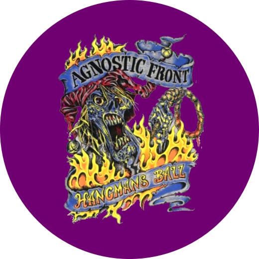 Agnostic Front Motiv E Anstecker mit Sicherheitsnadel Ø 25mm