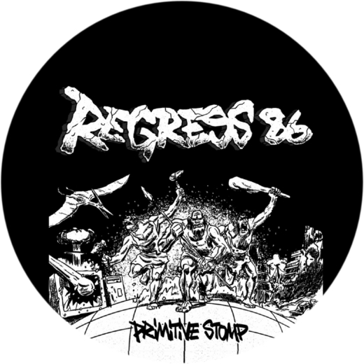 Regress 86 Motiv 1 Anstecker mit Sicherheitsnadel Ø 25 mm