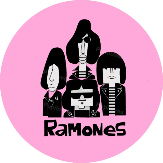 Ramonas, The Ramonas Motiv 35 Anstecker mit Sicherheitsnadel Ø 25mm