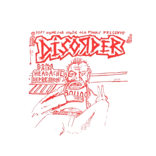 Disorder Motiv 6 Anstecker mit Sicherheitsnadel Ø 25mm