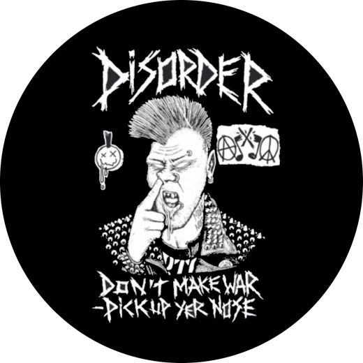 Disorder Motiv B Anstecker mit Sicherheitsnadel Ø 25mm