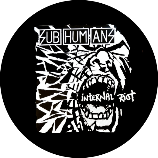 Subhumans Motiv G Anstecker mit Sicherheitsnadel Ø 25 mm