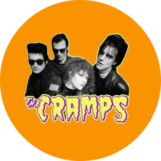 Cramps, The Motiv 8 Anstecker mit Sicherheitsnadel Ø 25 mm