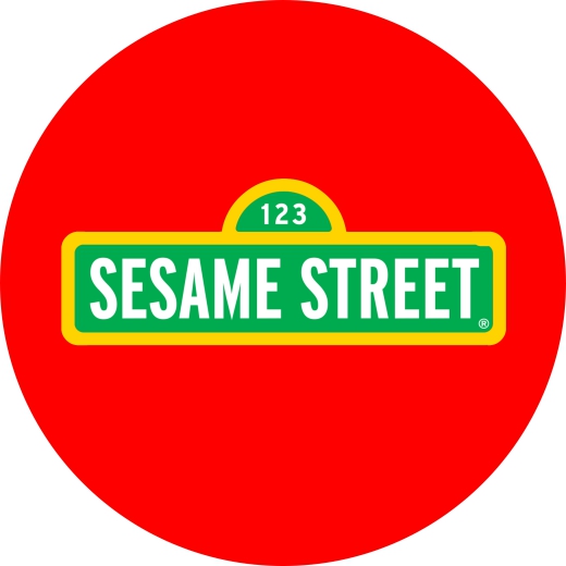 Sesame Street Motiv 1 Anstecker mit Sicherheitsnadel Ø 25 mm