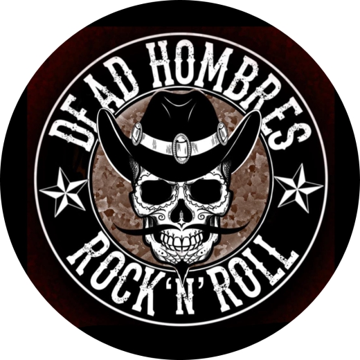 Dead Hombres Motiv 1 Anstecker mit Sicherheitsnadel Ø 25 mm