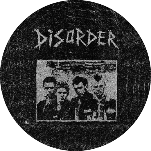 Disorder Motiv C Anstecker mit Sicherheitsnadel Ø 25mm