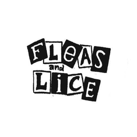 Fleas & Lice Motiv 4 Anstecker mit Sicherheitsnadel Ø 25mm