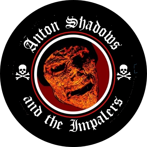 Anton Shadows And The Impalers Motiv 1 Anstecker mit Sicherheitsnadel Ø 25 mm