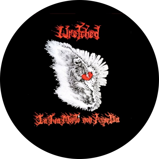 Wretched Motiv 4 Anstecker mit Sicherheitsnadel Ø 25mm