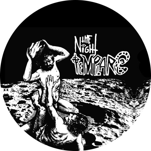 Night Templars, The Night Templars Motiv 2 Anstecker mit Sicherheitsnadel Ø 25 mm