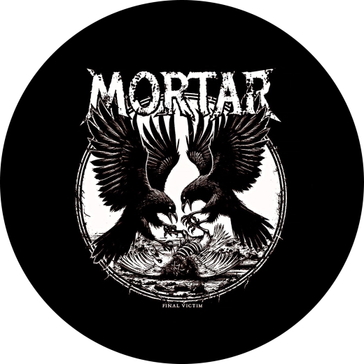 Mortar Motiv 1 Anstecker mit Sicherheitsnadel Ø 25 mm