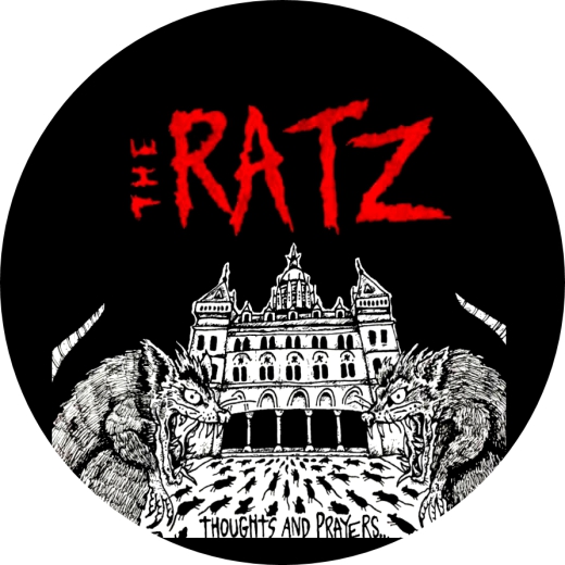Ratz, The Ratz Motiv 1 Anstecker mit Sicherheitsnadel Ø 25 mm