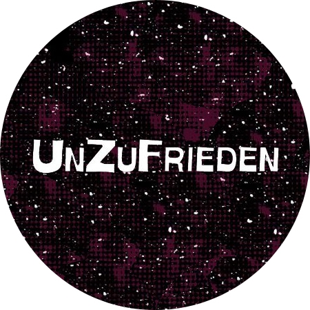 Unzufrieden Motiv 1 Anstecker mit Sicherheitsnadel Ø 25 mm