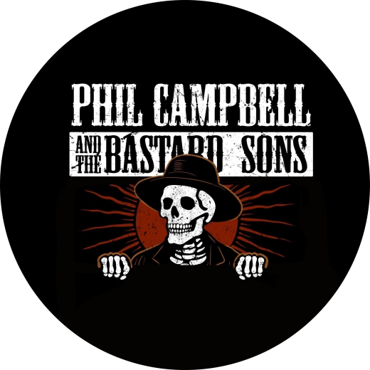 Phil Campbell And The Bastard Sons Motiv 1 Anstecker mit Sicherheitsnadel Ø 25 mm