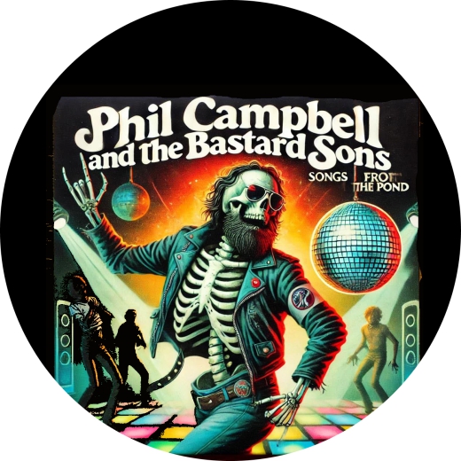 Phil Campbell And The Bastard Sons Motiv 2 Anstecker mit Sicherheitsnadel Ø 25 mm