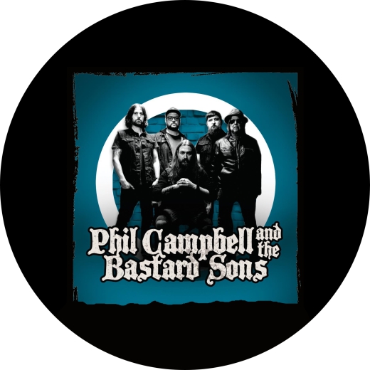 Phil Campbell And The Bastard Sons Motiv 3 Anstecker mit Sicherheitsnadel Ø 25 mm