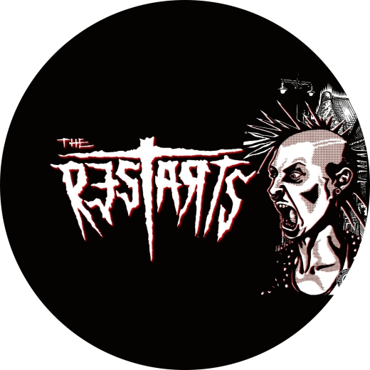 Restarts, The Restarts Motiv 5 Anstecker mit Sicherheitsnadel Ø 25mm