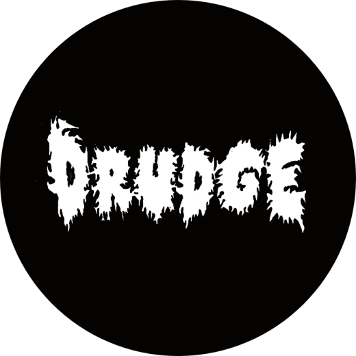 Drudge Motiv 1 Anstecker mit Sicherheitsnadel Ø 25 mm