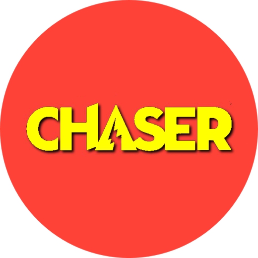 Chaser Motiv 4 Anstecker mit Sicherheitsnadel Ø 25mm