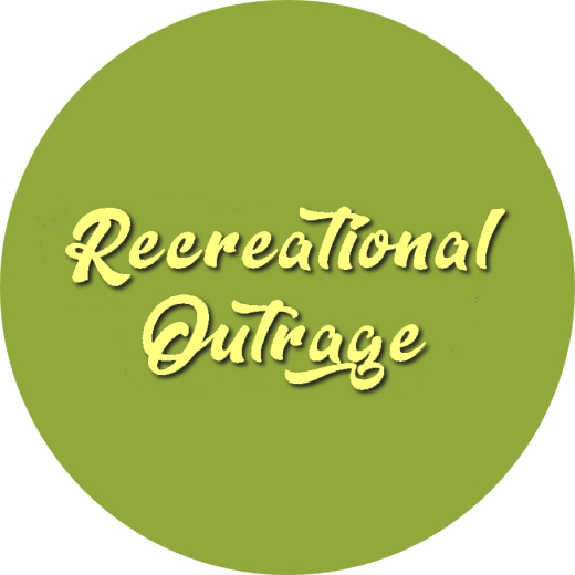 Reereational Outrage Motiv 1 Anstecker mit Sicherheitsnadel Ø 25 mm