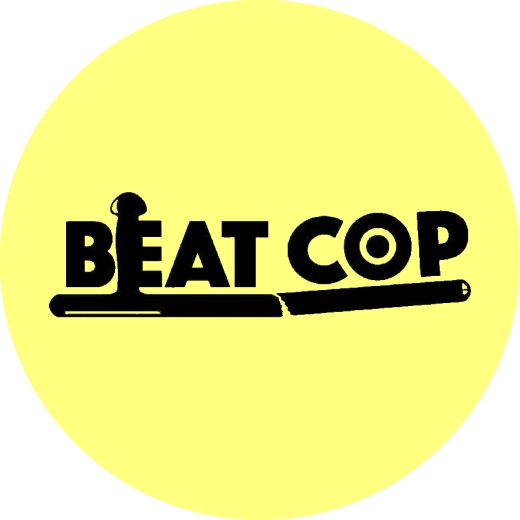 Beat Cop Motiv 1 Anstecker mit Sicherheitsnadel Ø 25 mm