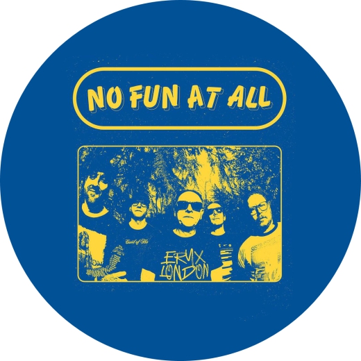 No Fun At All Motiv 3 Anstecker mit Sicherheitsnadel Ø 25mm