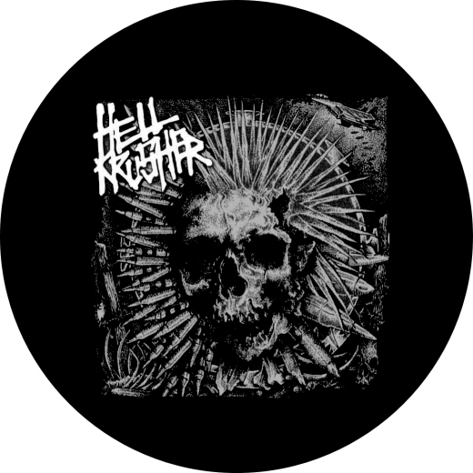 Hellkrusher Motiv 1 Anstecker mit Sicherheitsnadel Ø 25 mm