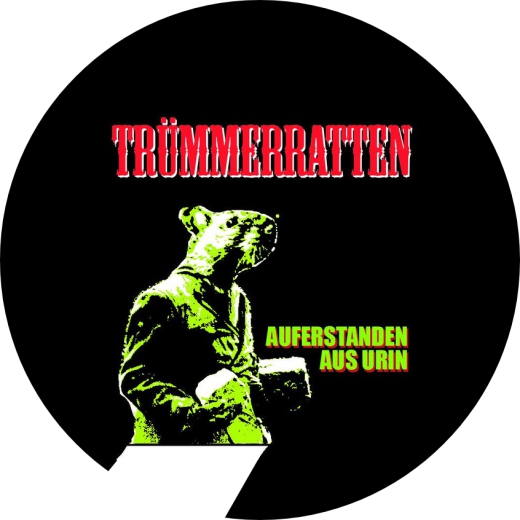 Trümmerratten Motiv 2 Anstecker mit Sicherheitsnadel Ø 25 mm