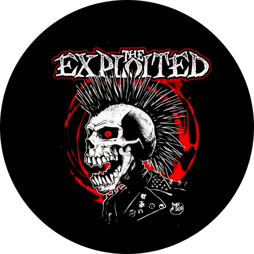 Exploited, The Exploited Motiv T Anstecker mit Sicherheitsnadel Ø 25mm