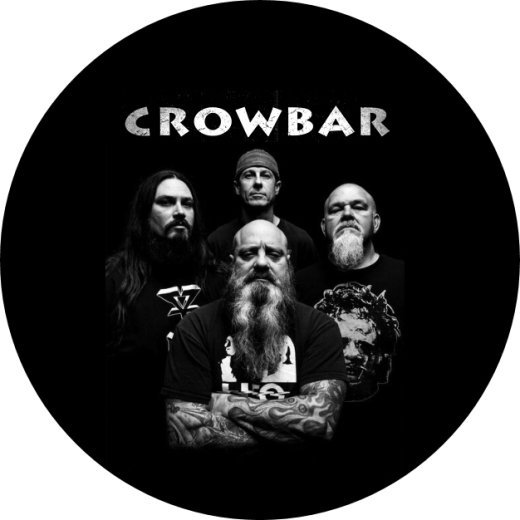 Crowbar Motiv 2 Anstecker mit Sicherheitsnadel Ø 25 mm