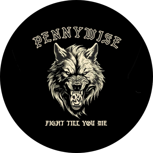 Pennywise Motiv 03 Anstecker mit Sicherheitsnadel Ø 25mm